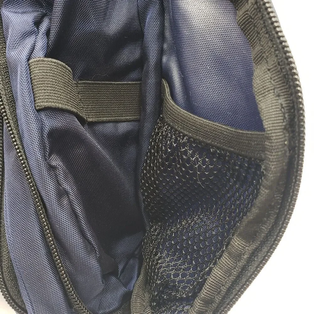 L.L.Bean Personal Organizer Hanging Travel Toiletry Bag Navy Blue Medium Unisex